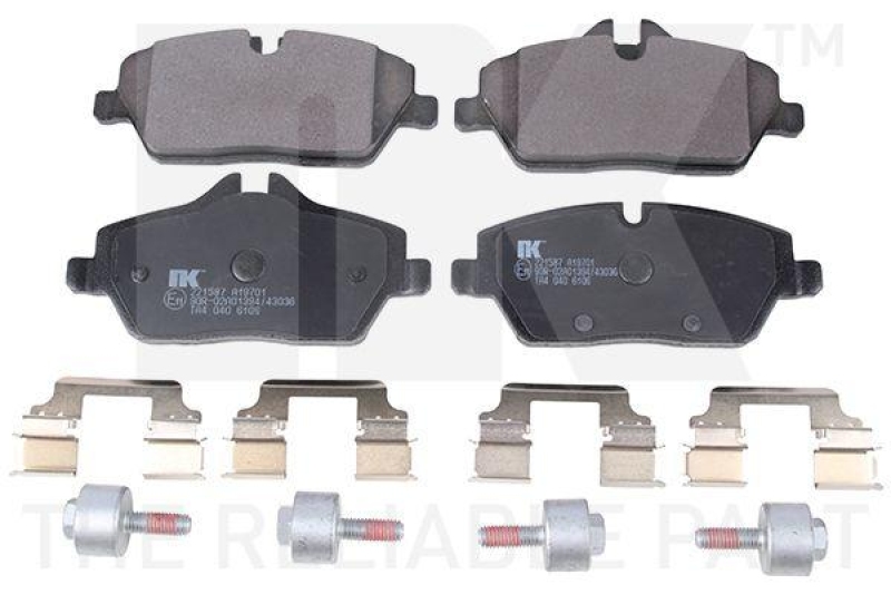 NK 221587 Bremsbelagsatz, Scheibenbremse f&uuml;r BMW