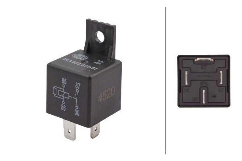 HELLA 4RA 933 332-511 Relais, Arbeitsstrom