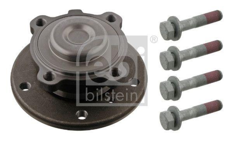 FEBI BILSTEIN 24572 Radlagersatz mit Radnabe, ABS-Impulsring und Anbaumaterial f&uuml;r BMW