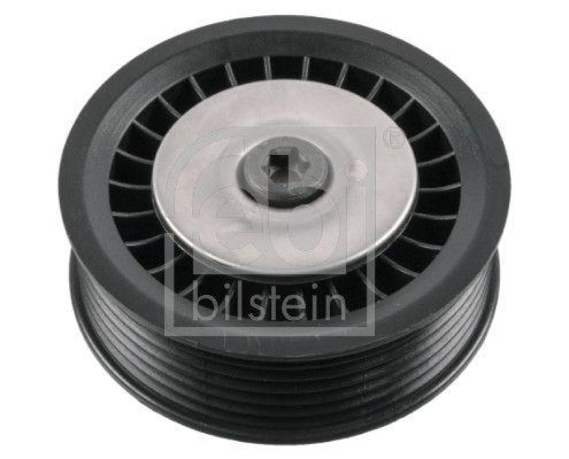 FEBI BILSTEIN 47861 Umlenkrolle f&uuml;r Keilrippenriemen, mit Schraube f&uuml;r Renault