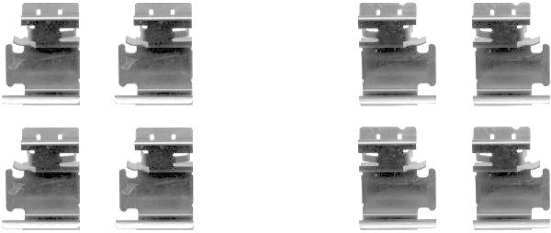 HELLA 8DZ 355 203-061 Zubeh&ouml;rsatz, Scheibenbremsbelag f&uuml;r VW/P.S.A/OPEL/TOYOTA/...