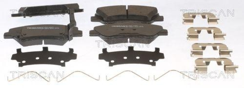 TRISCAN 8110 43057 Bremsbelag Vorne f&uuml;r Hyundai, Kia