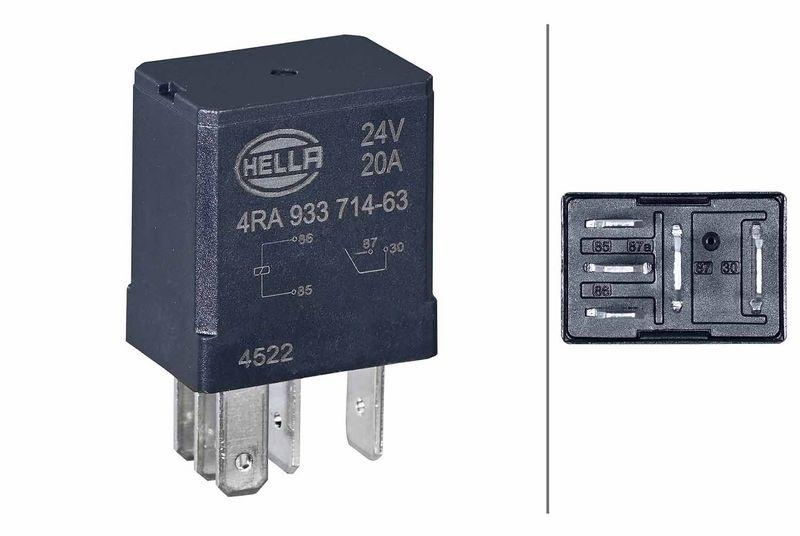 HELLA 4RA 933 714-631 Relais, Arbeitsstrom