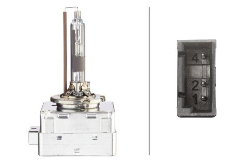 HELLA 8GS 007 949-501 Glühleuchte 85V D1R PK32