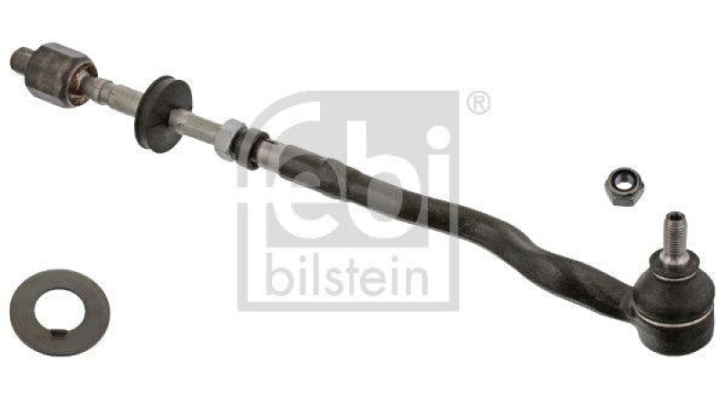 FEBI BILSTEIN 23924 Spurstange mit Endst&uuml;ck, Sicherungsmutter und Unterlegscheibe f&uuml;r BMW
