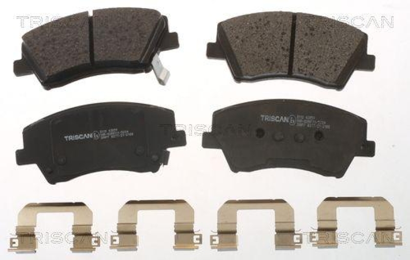 TRISCAN 8110 43059 Bremsbelag Vorne f&uuml;r Hyundai, Kia