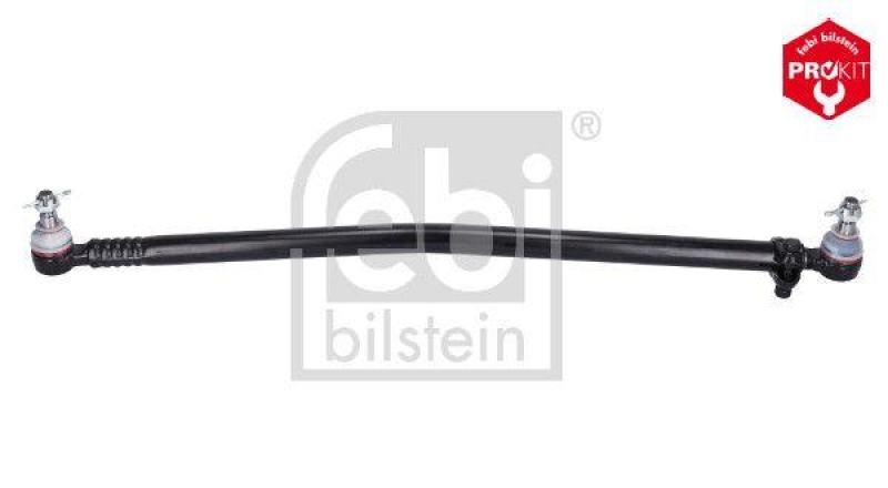 FEBI BILSTEIN 19896 Lenkstange mit Sicherungsmuttern, vom Lenkgetriebe zur 1. Vorderachse f&uuml;r M A N