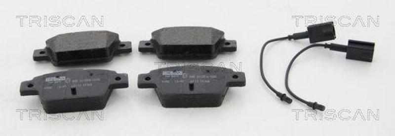 TRISCAN 8110 15068 Bremsbelag Hinten f&uuml;r Fiat, Lancia