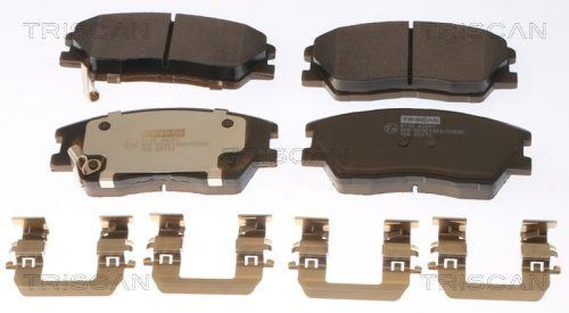 TRISCAN 8110 43067 Bremsbelag Vorne f&uuml;r Hyundai, Kia