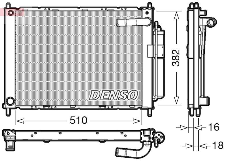 DENSO DRM46101 K&uuml;hler NISSAN f&uuml;r OE-Nr.: 21400AX600