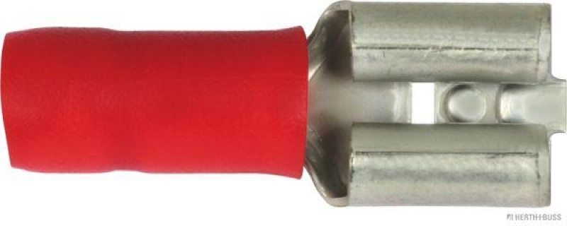 HERTH+BUSS 50252510099 Quetschverbinder 0,5 - 1 mm², 6,3 x 0,8 mm, DIN 46245