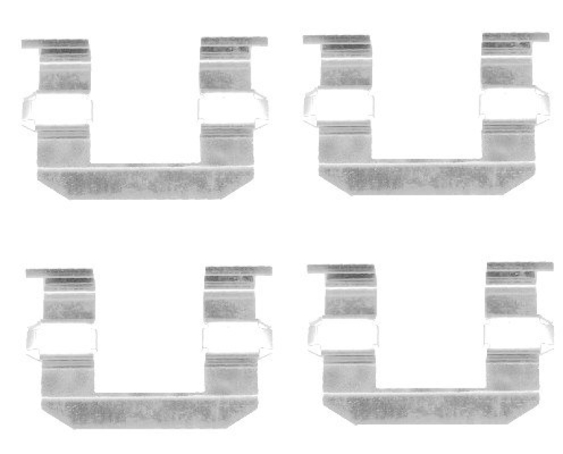 HELLA 8DZ 355 203-131 Zubeh&ouml;rsatz, Scheibenbremsbelag f&uuml;r HYUNDAI/KIA/SSANGYONG