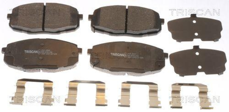 TRISCAN 8110 43069 Bremsbelag Vorne f&uuml;r Hyundai, Kia