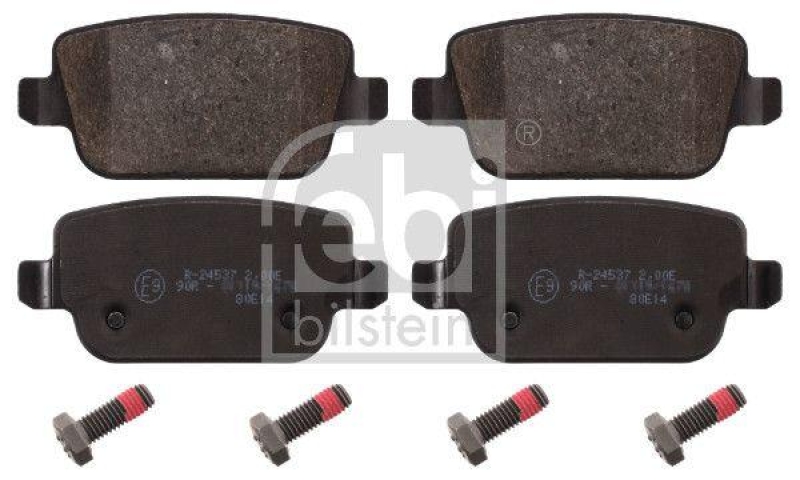 FEBI BILSTEIN 16642 Bremsbelagsatz mit Schrauben für Ford