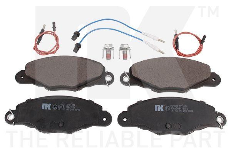 NK 221921 Bremsbelagsatz, Scheibenbremse f&uuml;r CITROEN