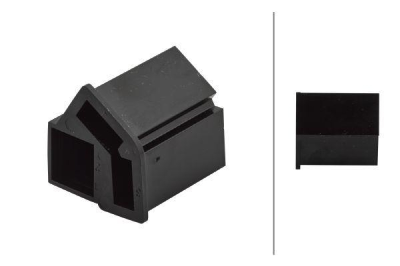 HELLA 8JA 735 460-001 Stecker, 4 polig