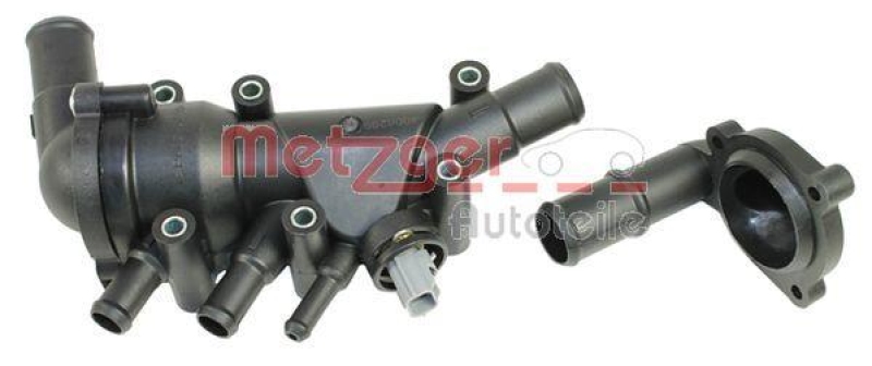 METZGER 4006299 Thermostat K&uuml;hlmittel, Mit Geh&auml;use f&uuml;r FORD/&Ouml;FFNUNGSTEMP.[&deg;C]82,FLANSCH90&deg;+180&deg;