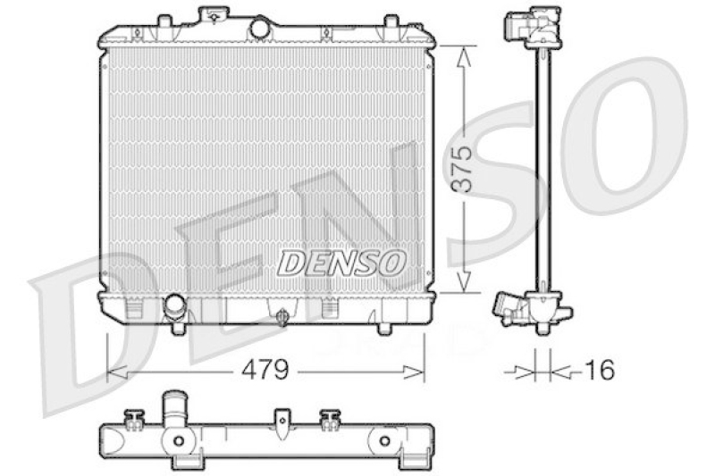 DENSO DRM47004 K&uuml;hler SUZUKI SPLASH 1.0 (2008 - )