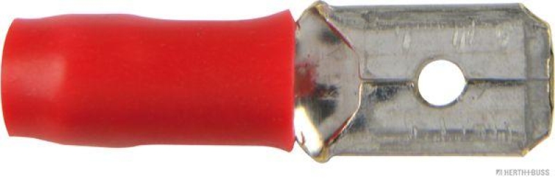 HERTH+BUSS 50252520 Quetschverbinder 0,5 - 1 mm², 6,3 x 0,8 mm, DIN 46245