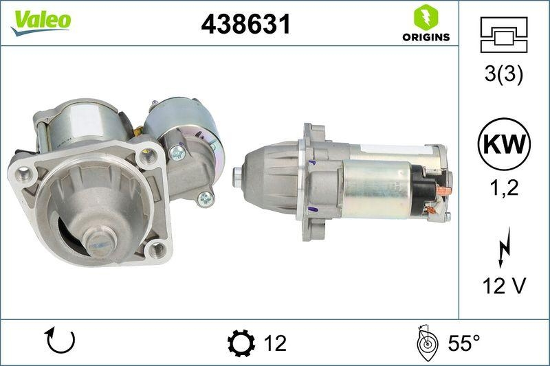 VALEO 438631 Starter Neu - ORIGINS