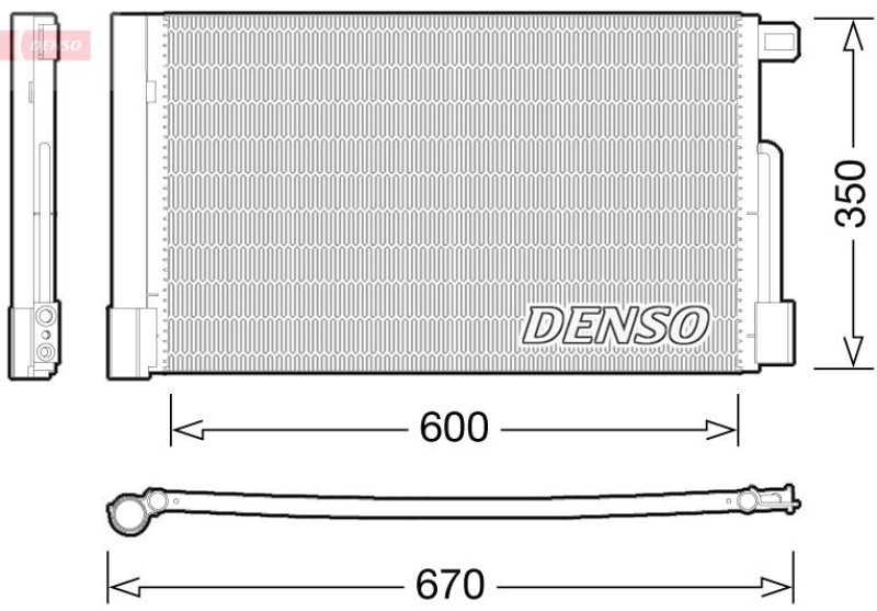 DENSO DCN01004 Kondensator A/C