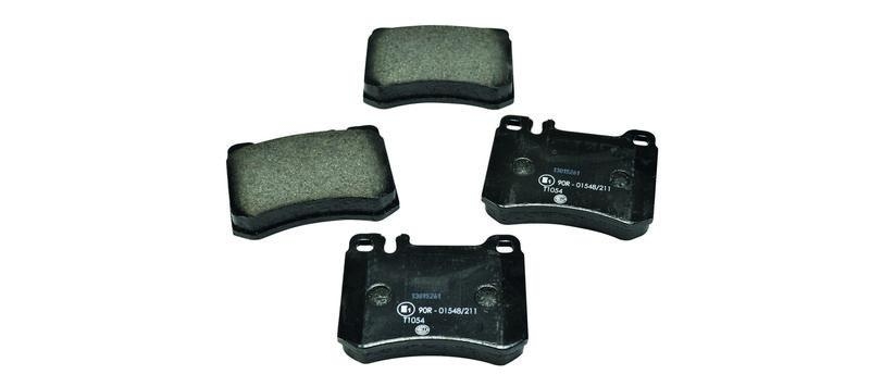 HELLA 8DB 355 007-611 Bremsbelagsatz, Scheibenbremsbelag f&uuml;r MB SL (R107)