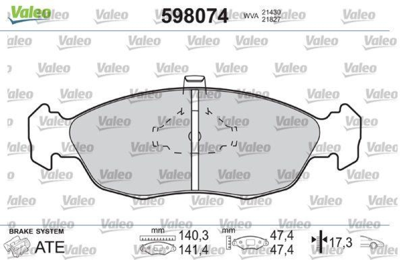 VALEO 598074 SBB-Satz PREMIUM