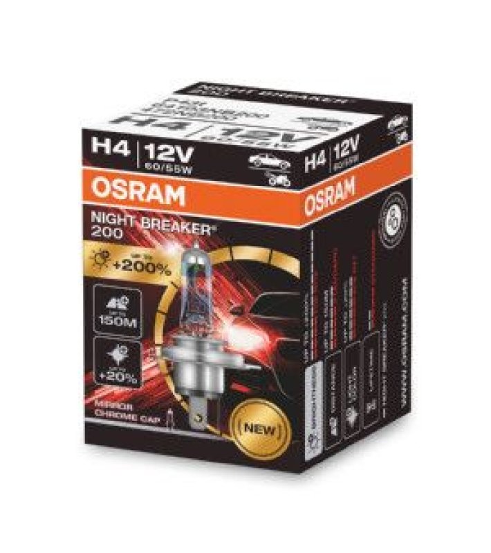 OSRAM Glühlampe, Fernscheinwerfer NIGHT BREAKER® 200