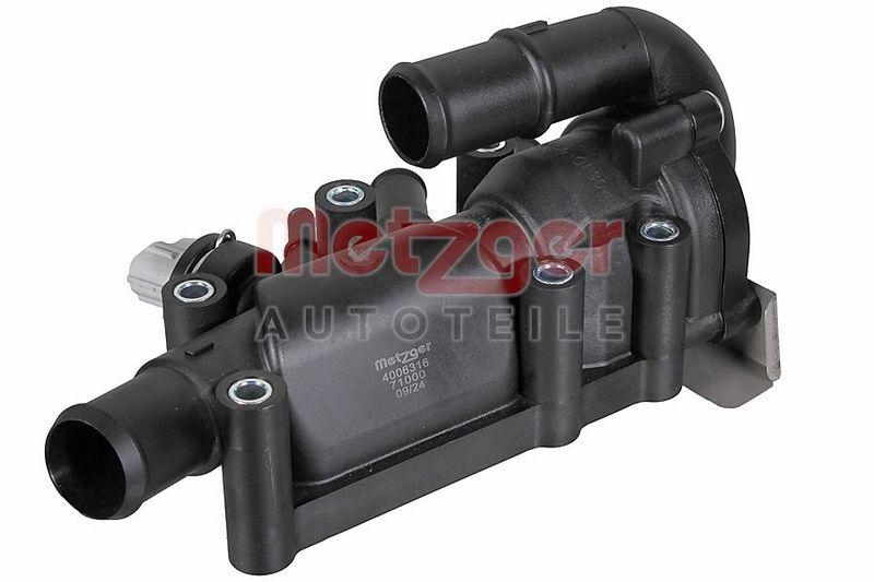 METZGER 4006316 Thermostat K&uuml;hlmittel, Mit Geh&auml;use f&uuml;r FORD/&Ouml;FFNUNGSTEMP.[&deg;C]82 ,FLANSCH 180&deg;