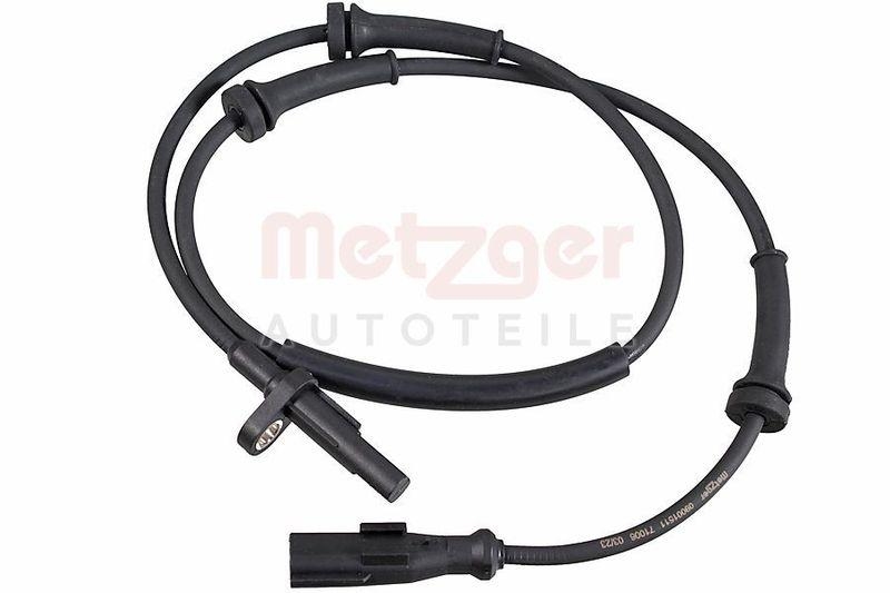 METZGER 09001511 Sensor, Raddrehzahl f&uuml;r FIAT/NISSAN/OPEL/RENAULT HA links/rechts