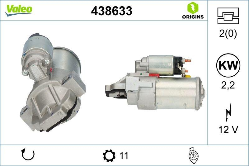 VALEO 438633 Starter Neu - ORIGINS