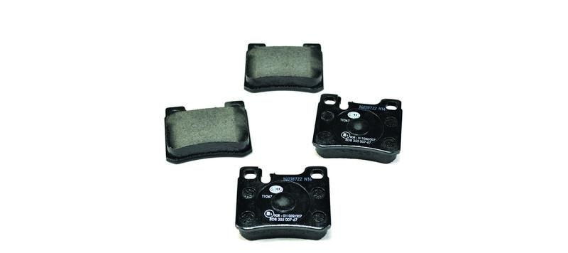 HELLA 8DB 355 007-671 Bremsbelagsatz, Scheibenbremsbelag f&uuml;r MB