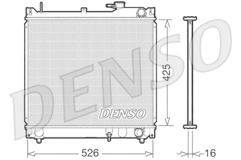DENSO DRM47015 K&uuml;hler SUZUKI GRAND VITARA I (FT, GT) 1.6 (1998 - 2003)