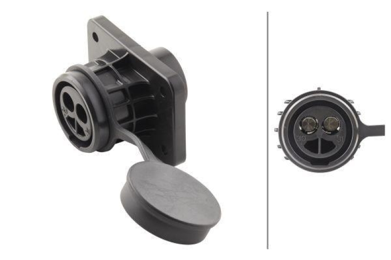 HELLA 8JB 001 935-041 Steckdose, Kunststoff