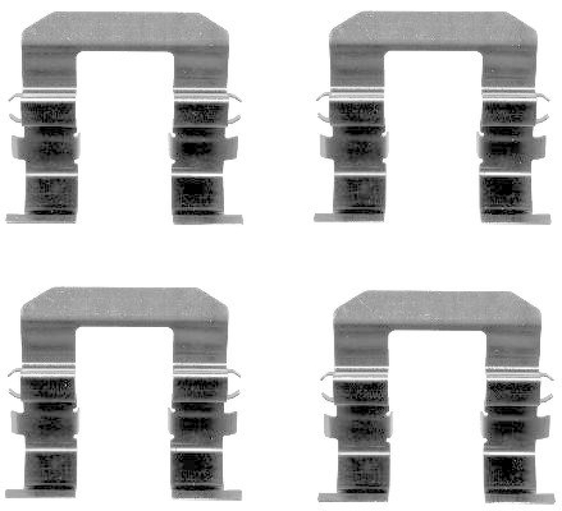 HELLA 8DZ 355 203-251 Zubeh&ouml;rsatz, Scheibenbremsbelag f&uuml;r CHEVROLET/OPEL/HYUNDAI