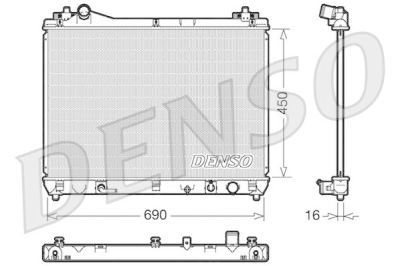 DENSO DRM47018 K&uuml;hler SUZUKI GRAND VITARA II (JT) 1.6 All-wheel Drive (2005 - )