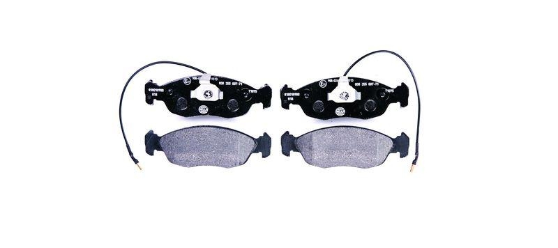 HELLA 8DB 355 007-711 Bremsbelagsatz, Scheibenbremsbelag für P.S.A