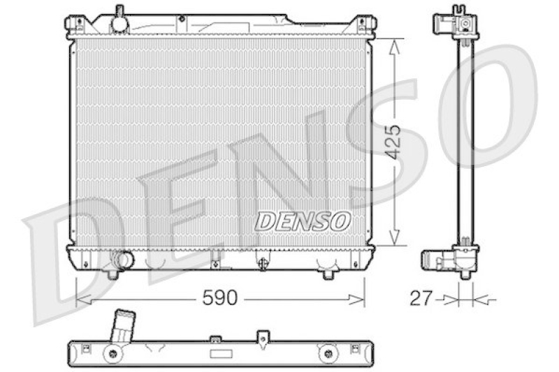 DENSO DRM47019 K&uuml;hler SUZUKI GRAND VITARA I (FT, GT) 2.0 HDI 110 16V (2001 - 2005)
