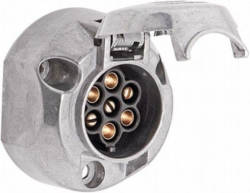 HELLA 8JB 001 941-002 Steckdose K 17 DIN/ISO 1724, Zinnbronze