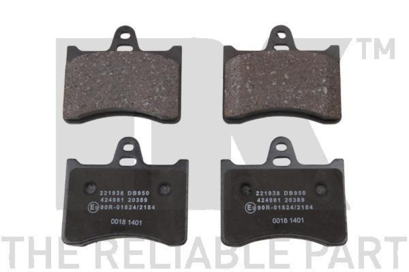 NK 221938 Bremsbelagsatz, Scheibenbremse f&uuml;r CITROEN