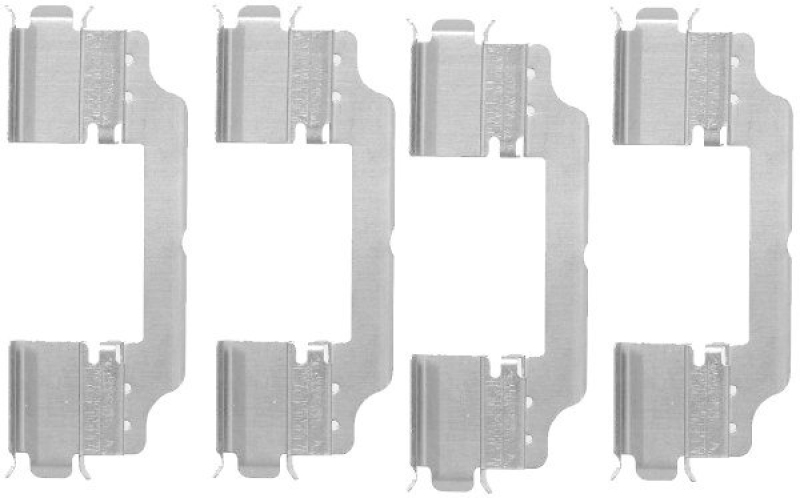 HELLA 8DZ 355 203-301 Zubeh&ouml;rsatz, Scheibenbremsbelag f&uuml;r MB/P.S.A/FIAT