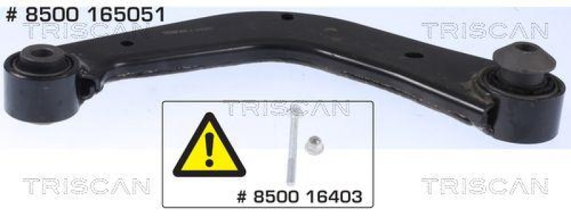 TRISCAN 8500 165051 Querlenker Hinterachse f&uuml;r Ford Galxcy, S-Max