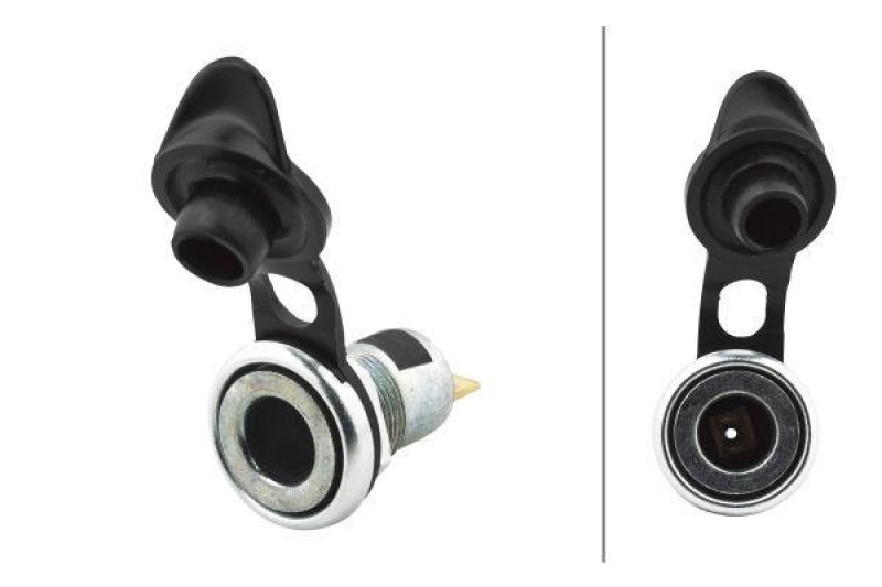 HELLA 8JB 001 946-011 Steckdose, Flachstecker Belastbarkeit (24V) 8 A