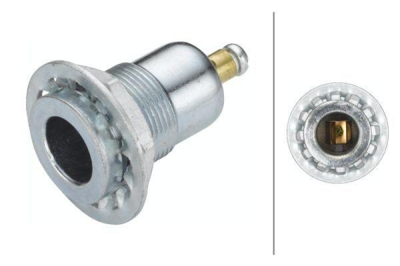 HELLA 8JB 001 946-031 Steckdose, Einbau ohne Deckel