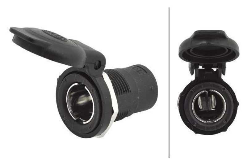 HELLA 8JB 001 946-082 Steckdose, Flachstecker