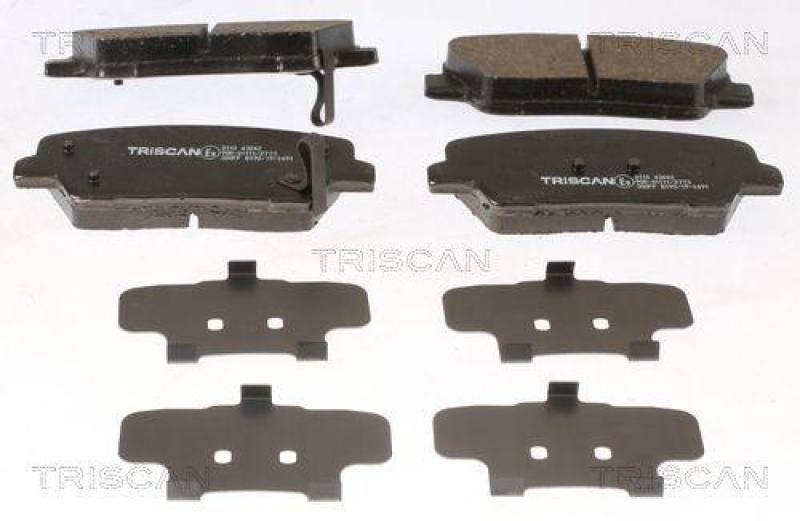 TRISCAN 8110 43042 Bremsbelag Hinten f&uuml;r Hyundai Santa Fe