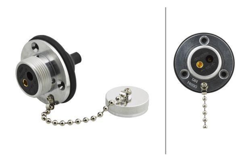 HELLA 8JB 002 281-001 Steckdose K 15, 2 polig Schraubkontakt