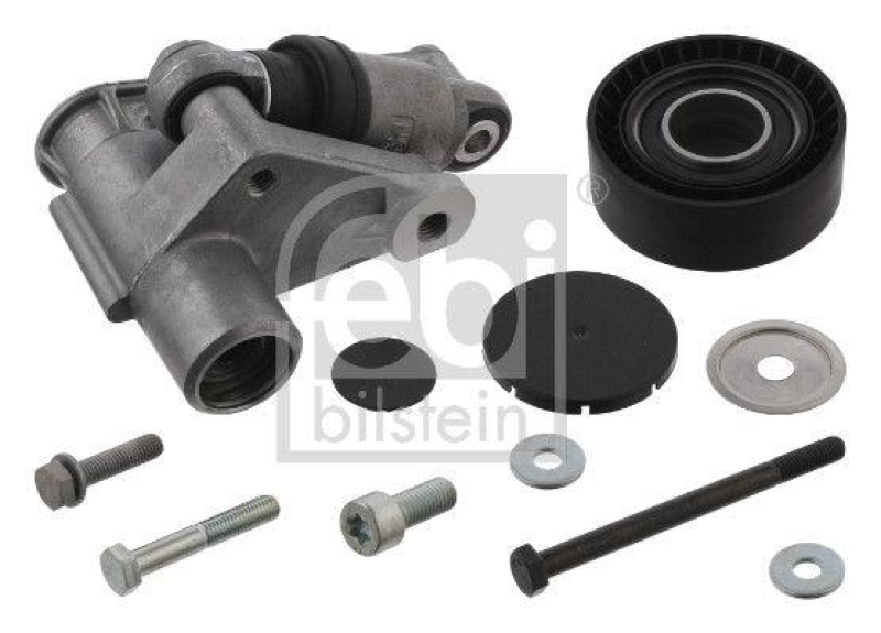 FEBI BILSTEIN 32017 Riemenspanner mit Anbaumaterial, für Keilrippenriemen für BMW
