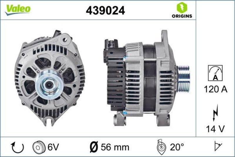 VALEO 439024 Generator Neu - ORIGINS