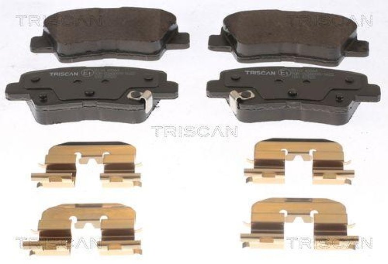 TRISCAN 8110 43044 Bremsbelag Hinten f&uuml;r Hyundai, Kia